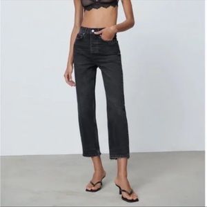 ZARA - “The Bliss” Straight Jeans in Black